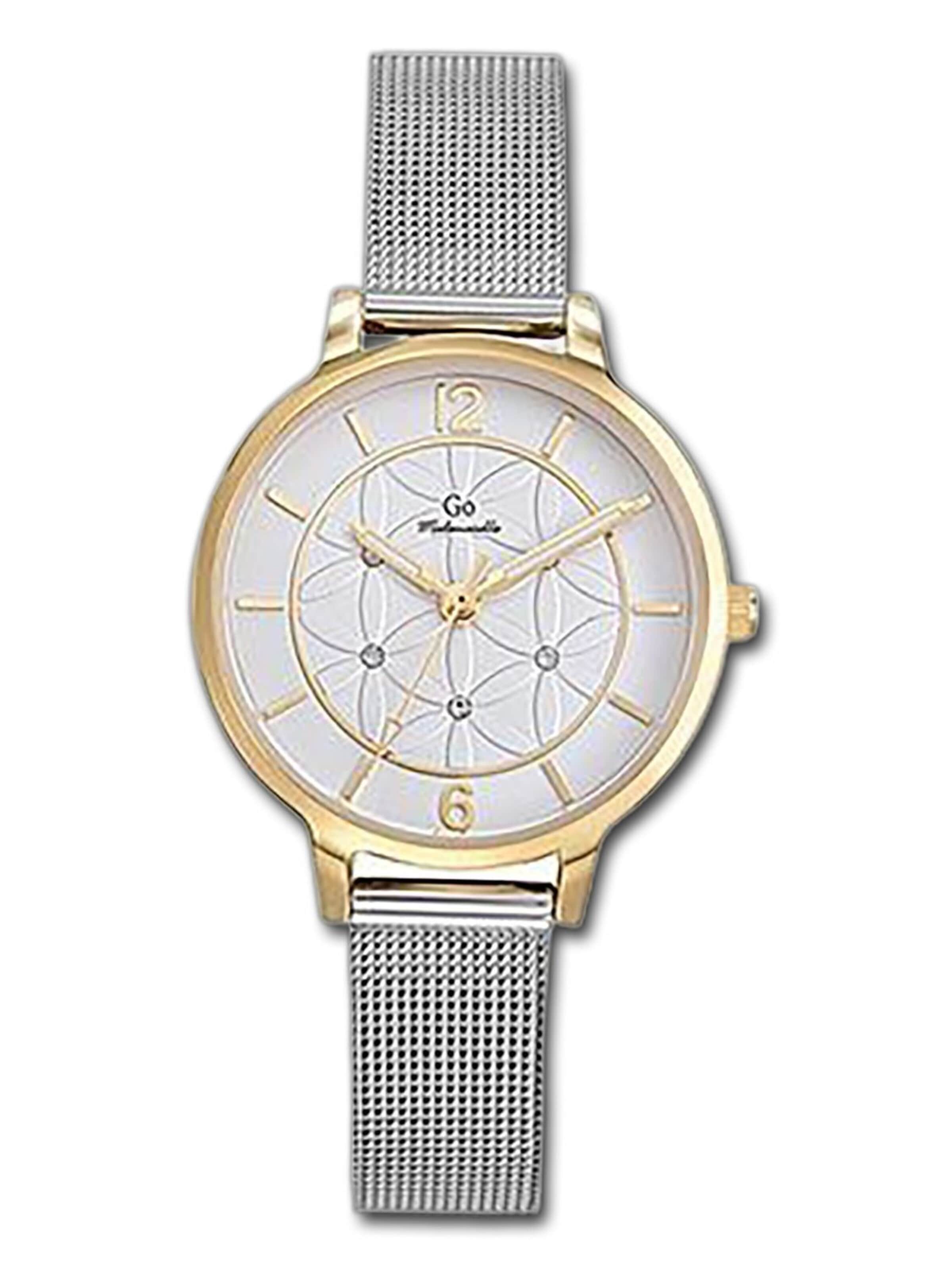 Orologio analogico di GO GirlOnly in argento: frontale