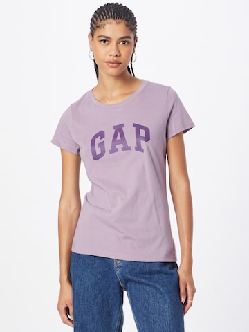 GAP Shirt in Lila: voorkant