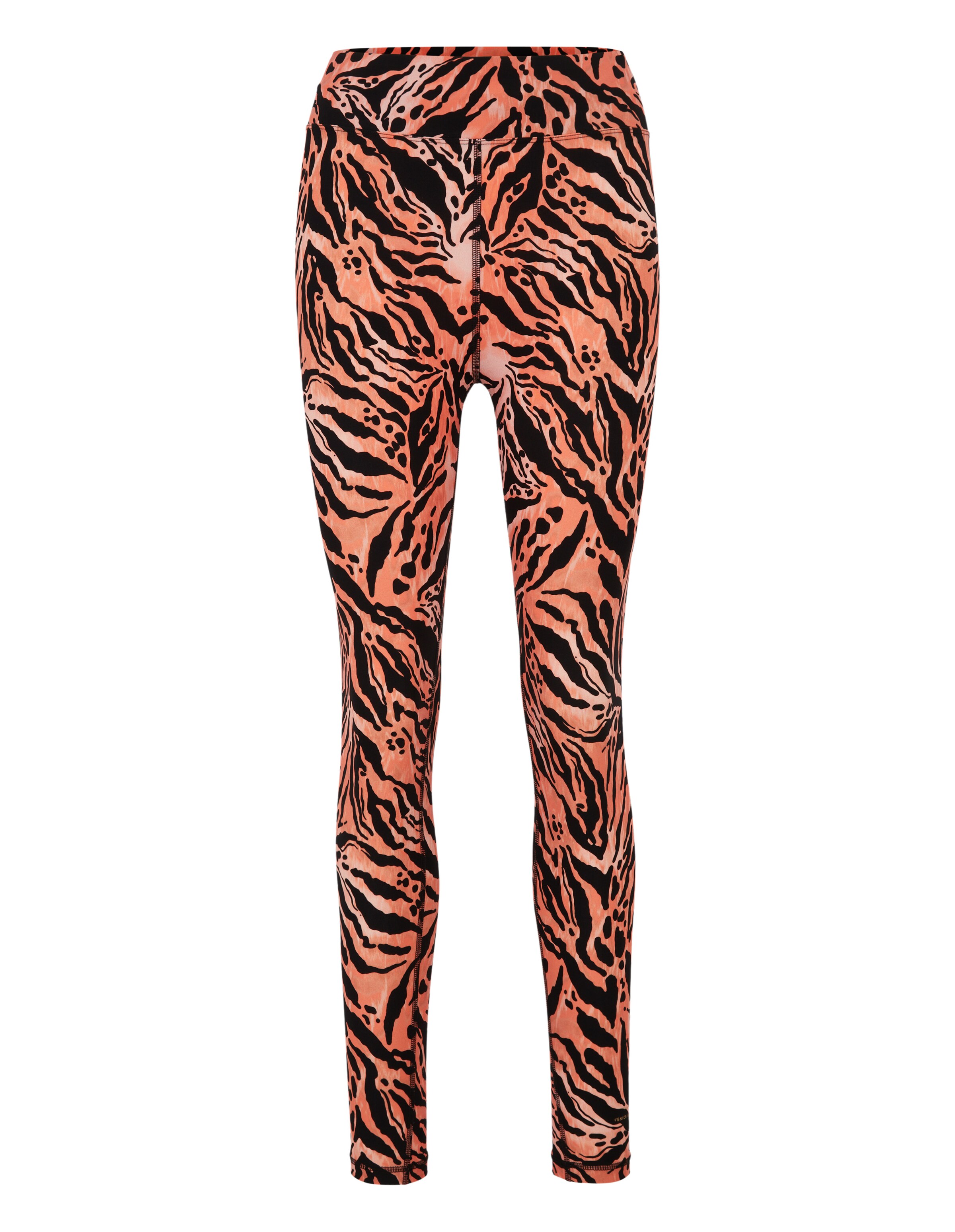 VENICE BEACH Skinny Workout Pants in Orange: front