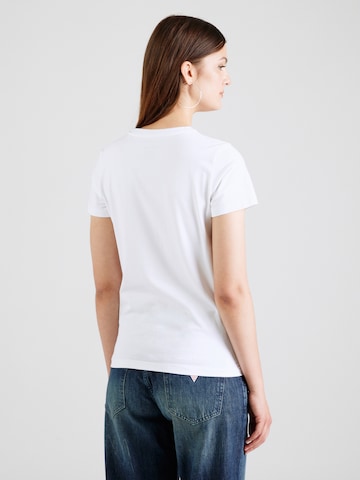 GUESS JEANS Majica | bela barva
