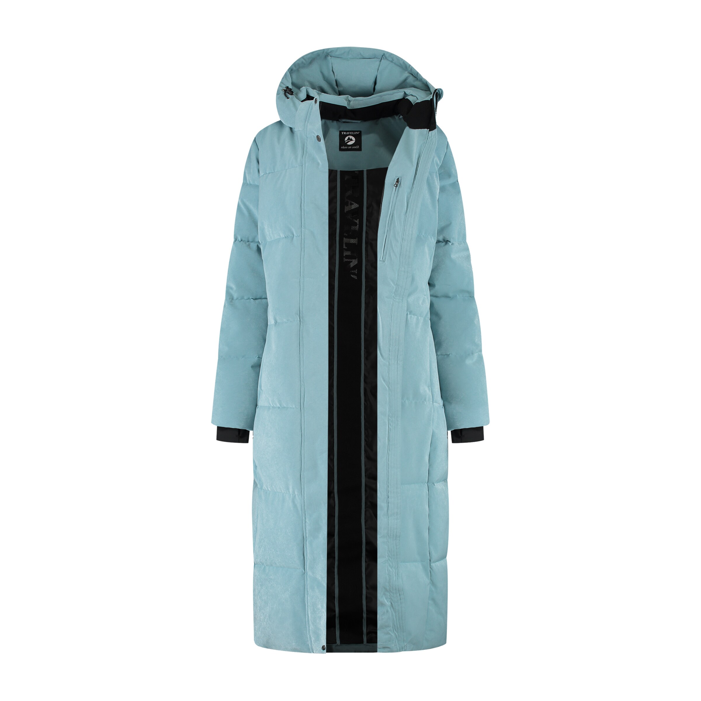 Travelin Winter Coat 'Freya' in Blue