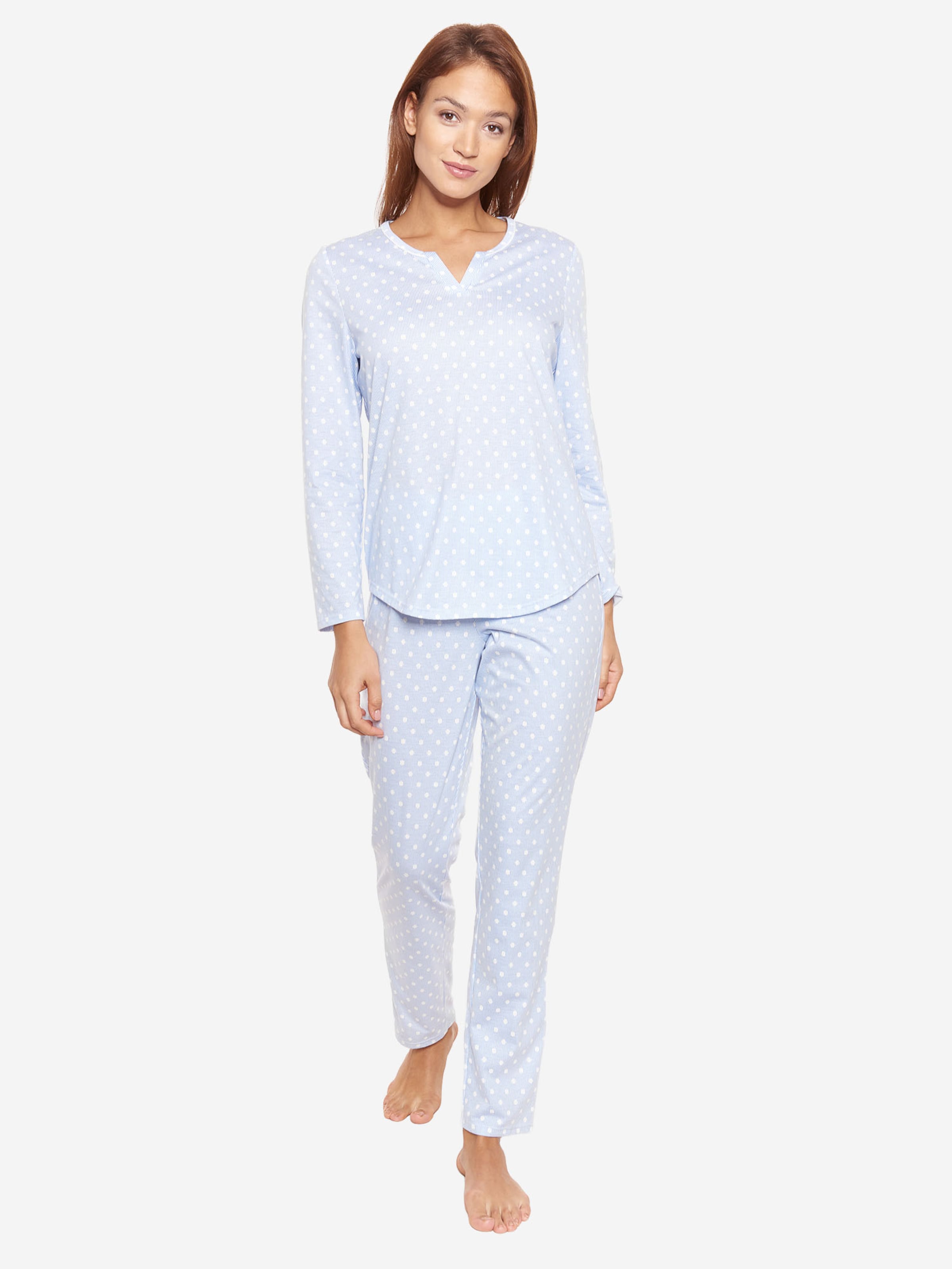 Rösch Pajama ' Mustermix ' in Blue