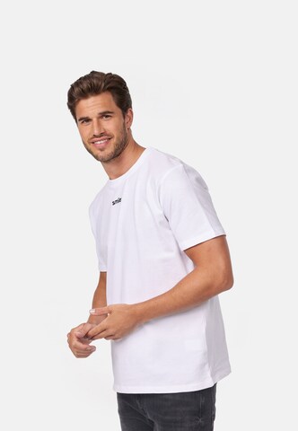 T-Shirt smiler. en blanc