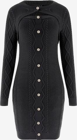 GUESS Set: Strickkleid und Borelo in Grau: Vorderseite