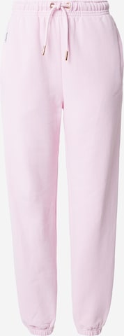 Superdry & Co Tapered Hose 'ESSENTIAL' in Pink: Vorderseite