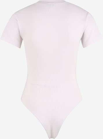Public Desire Боди-футболка 'SLOGAL' в Белый