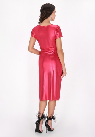 faina Jurk in Roze