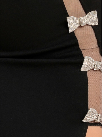 GODDIVA Etuikleid in Schwarz