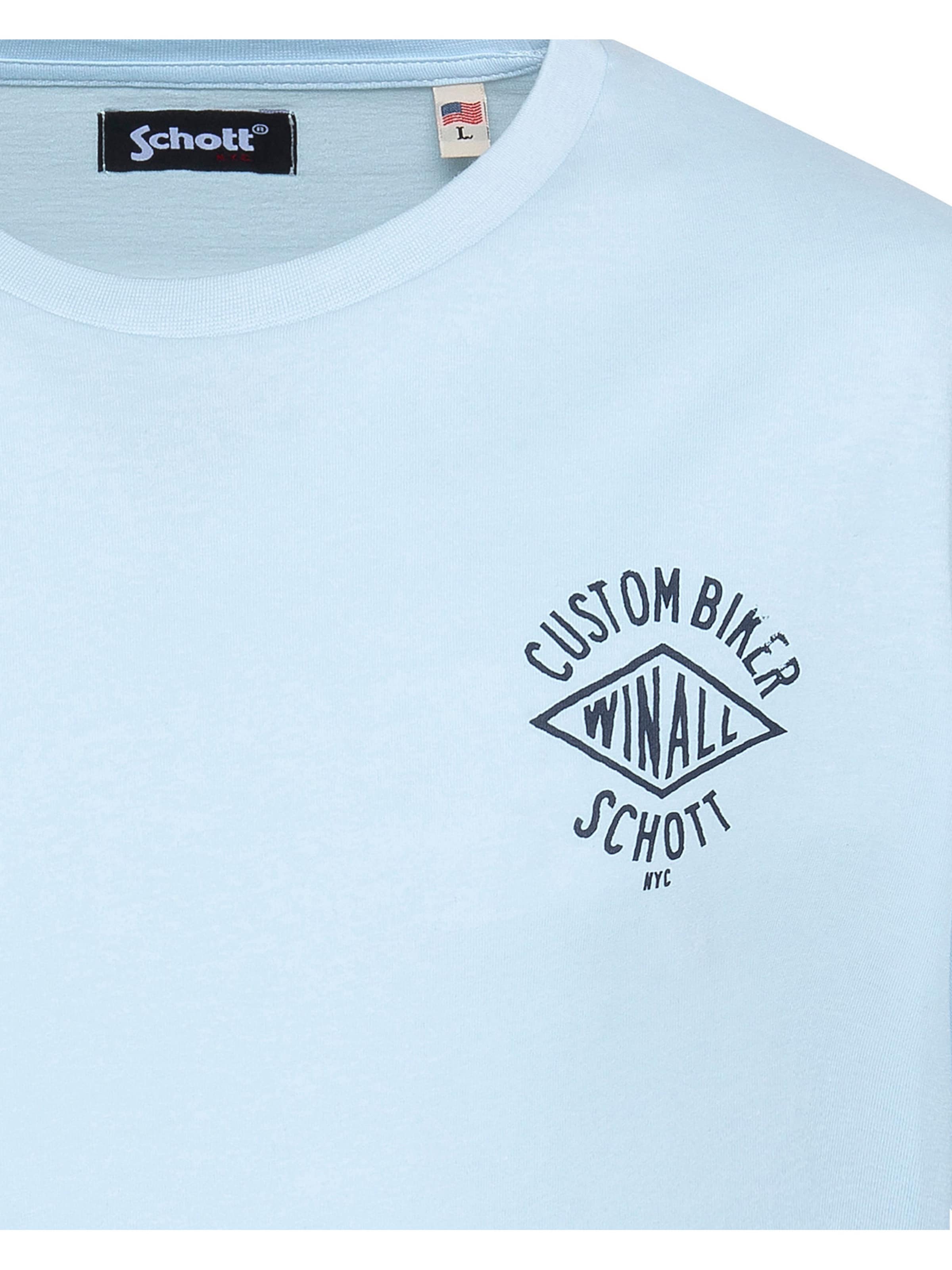 Schott NYC Shirt in Blue