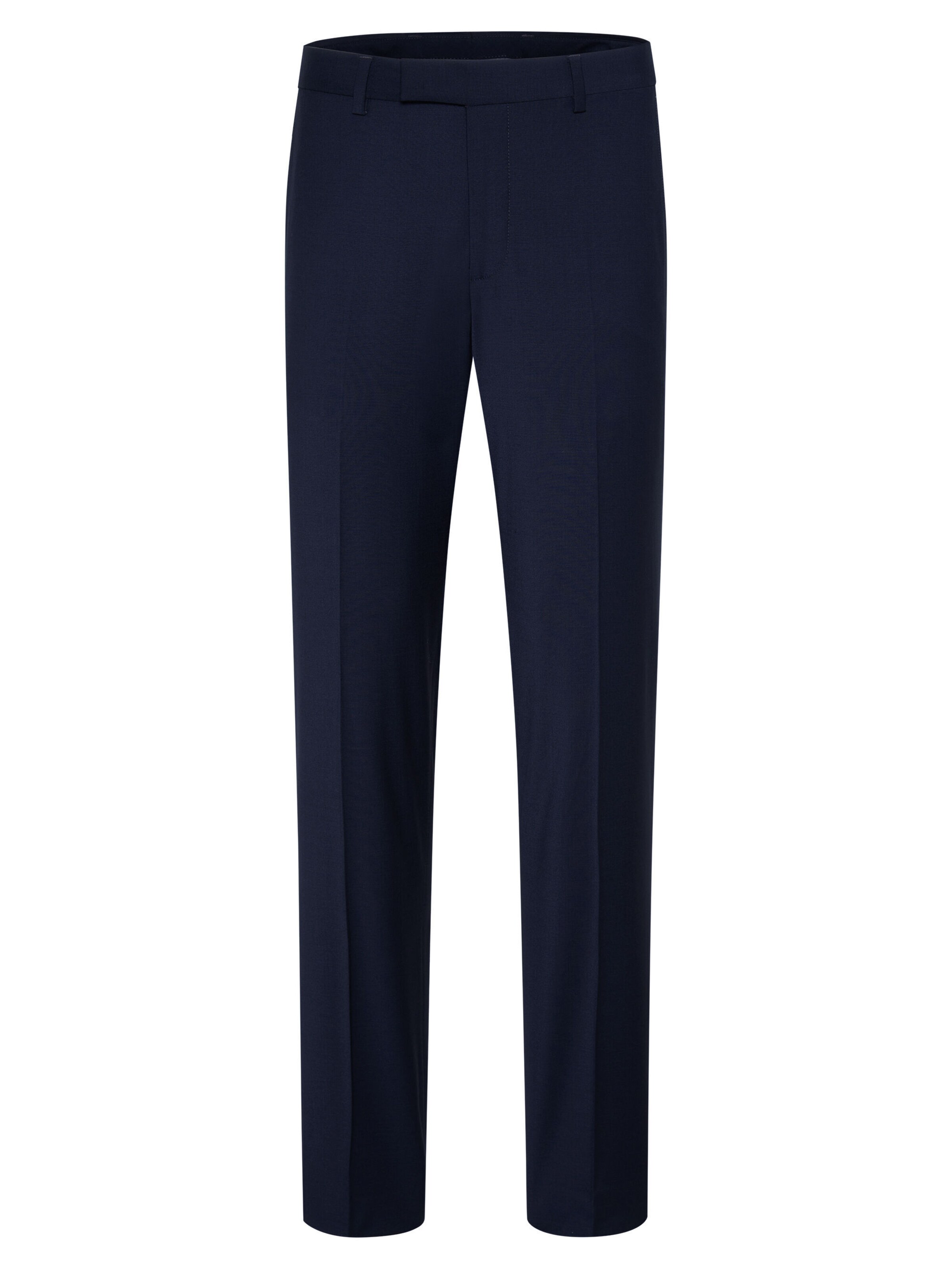BENVENUTO Regular Bandplooibroek 'MESSINA' in Blauw: voorkant