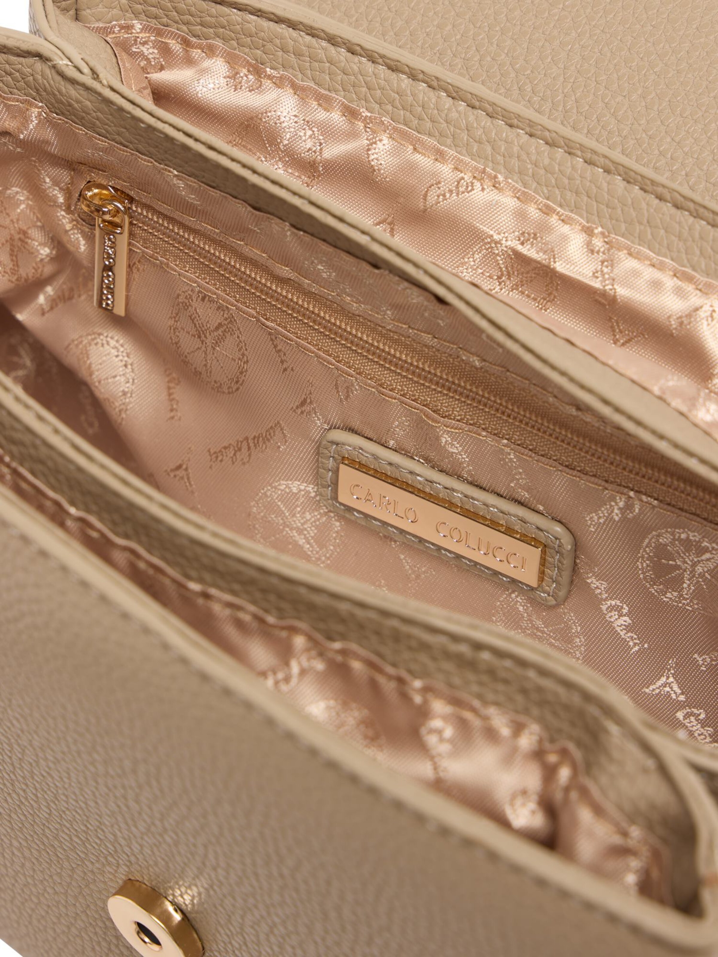 Sac à bandoulière 'Erebara' Carlo Colucci en beige