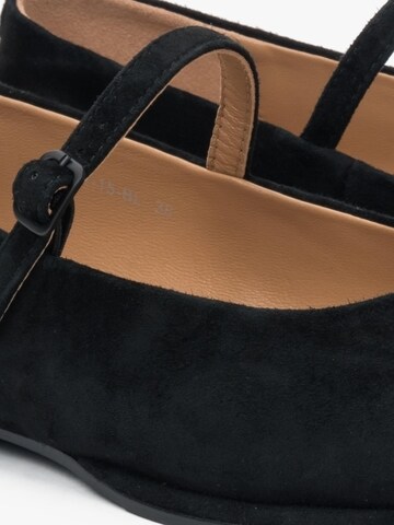 Estro Ballet Flats '101-15' in Black