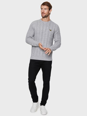 Pull-over 'Ely' Threadbare en gris