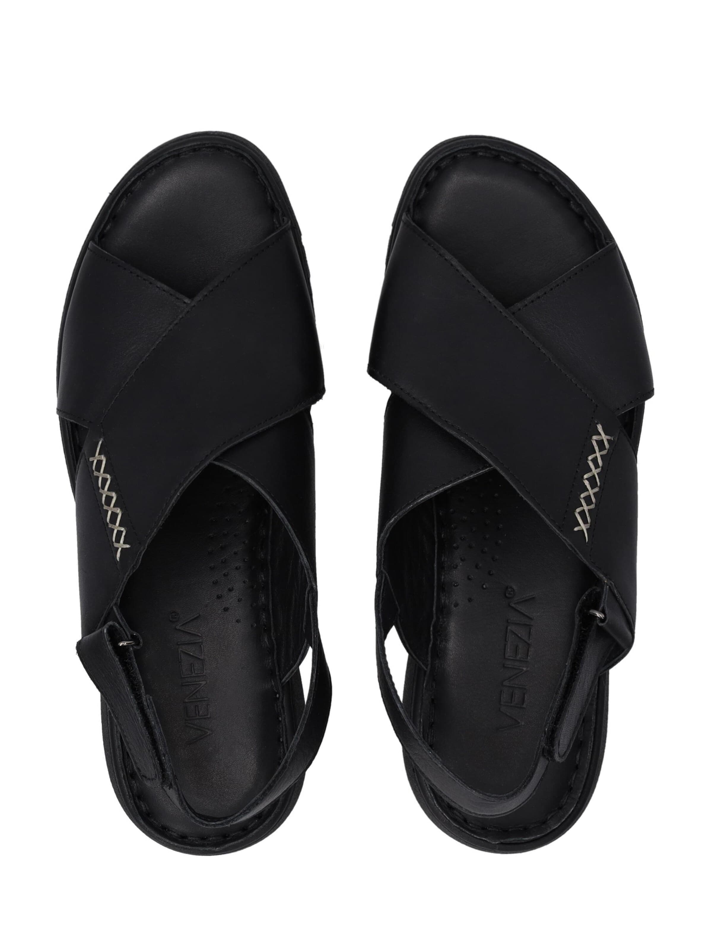 VENEZIA Sandale 'Venezia'‌‌‌‌‌‌‌‌‌‌ in Schwarz