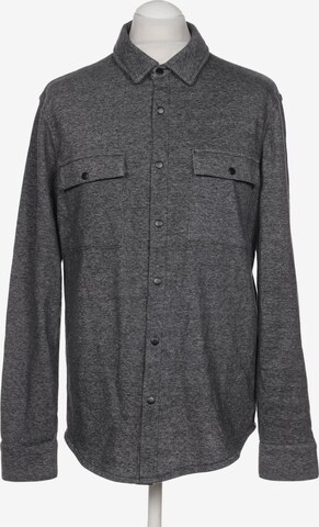 Forever 21 Button Up Shirt in L in Grey: front