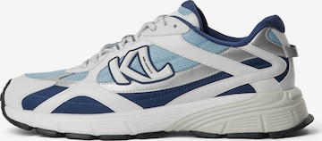 Karl Lagerfeld Matalavartiset tennarit 'Orion Sidetrim' värissä valkoinen: etupuoli