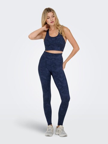 ONLY PLAY Skinny Sporthose 'ONPJam-2-Fire' in Blau