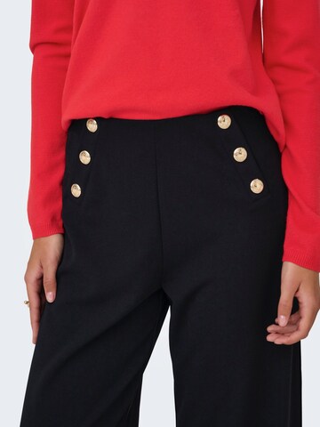 ONLY Wide leg Trousers 'ONLTilda' in Black