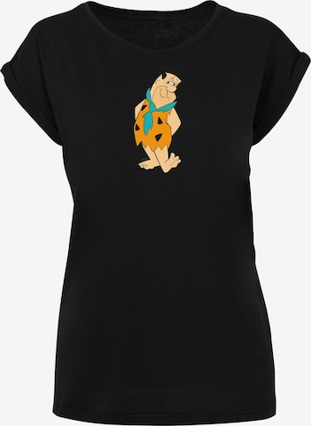 T-shirt 'Fred Flintstone Kick' F4NT4STIC en noir : devant