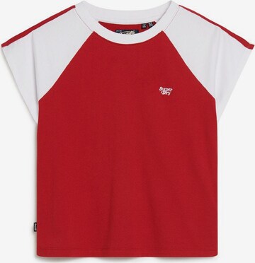 Superdry T-Shirt in Rot: predná strana