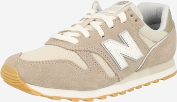 Baskets basses '373' new balance en marron : devant