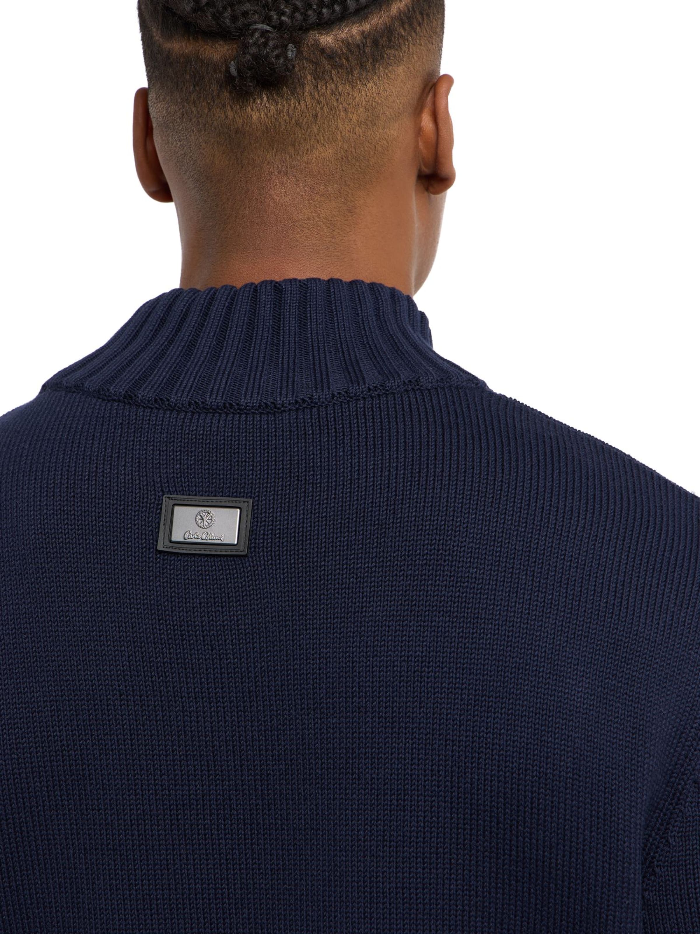 Carlo Colucci Pullover 'Doati' in Blau