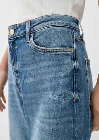 s.Oliver Zvonové kalhoty Džíny – modrá