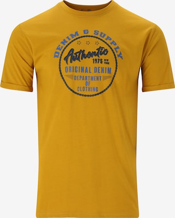 Cruz T-Shirt 'Flemming' in Gelb: predná strana