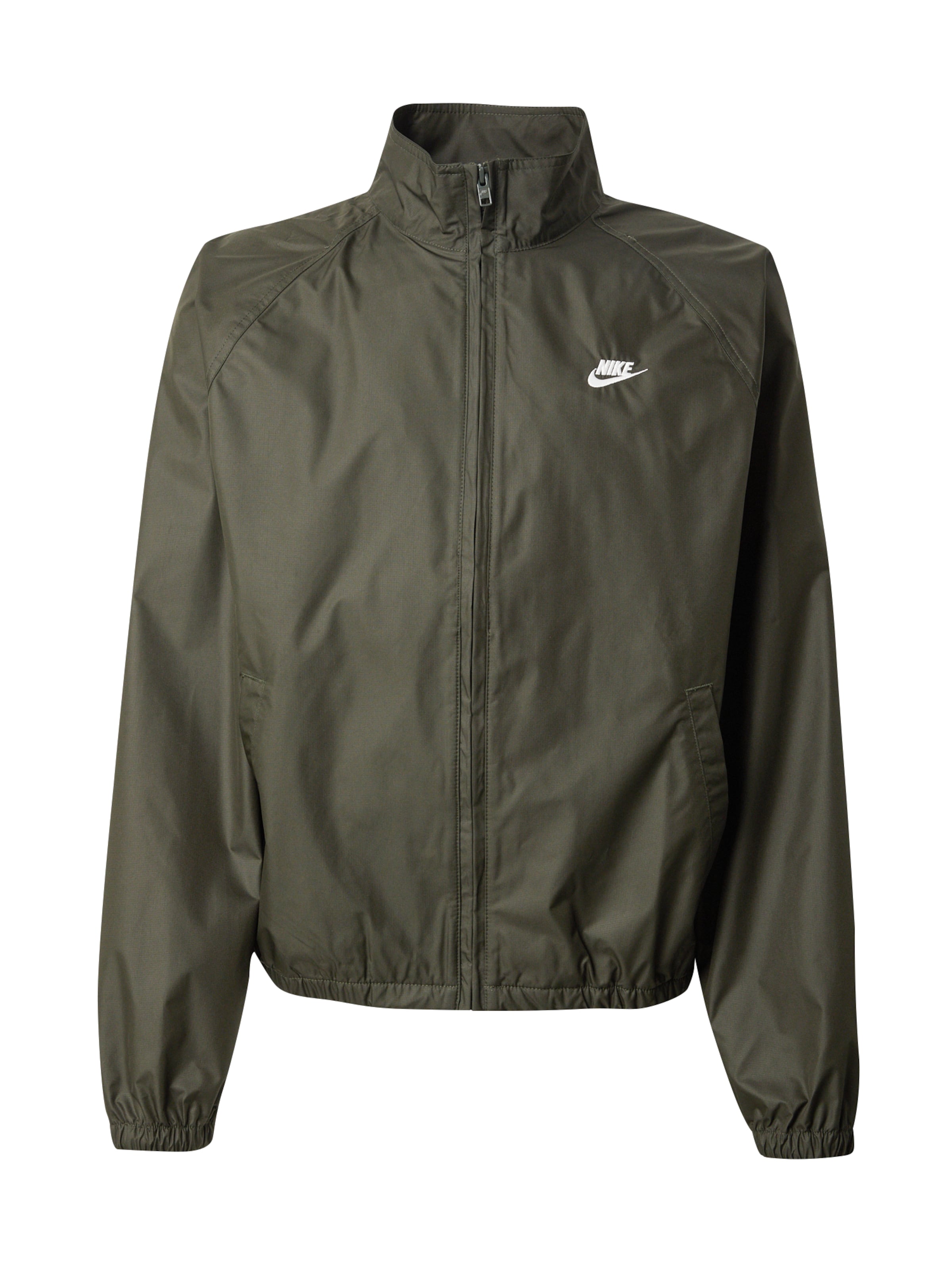 Nike Sportswear Демисезонная куртка в Зеленый: спереди