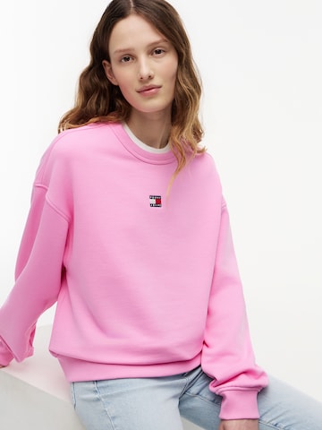 Sweat-shirt Tommy Jeans en rose