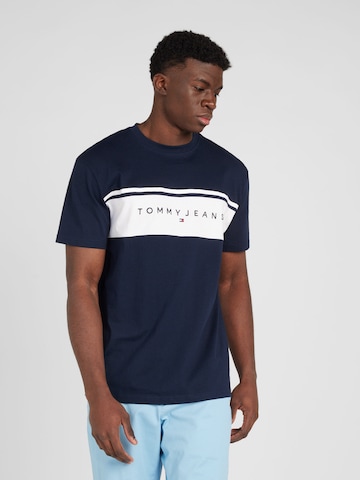 Tommy Jeans Μπλουζάκι σε μπλε: μπροστά