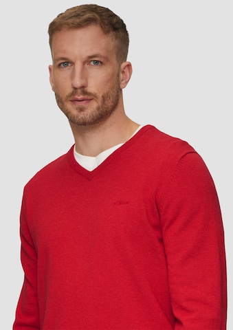 s.Oliver Pullover in Rot