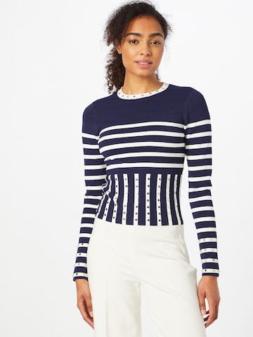 Karen Millen Trui in Blauw: voorkant