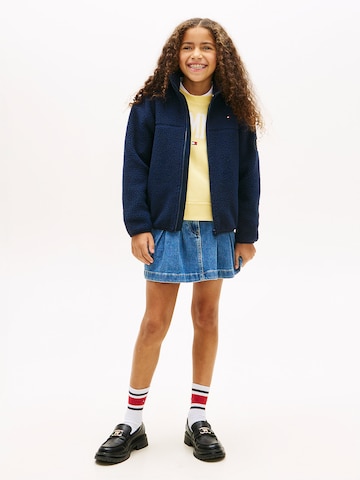 TOMMY HILFIGER Fleecejacke 'Essential' in Blau