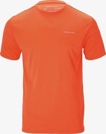 ENDURANCE Performance Shirt 'Vernon' in Orange: front