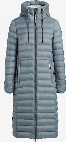 khujo Zimní kabát 'Mimi Shine' – modrá: přední strana