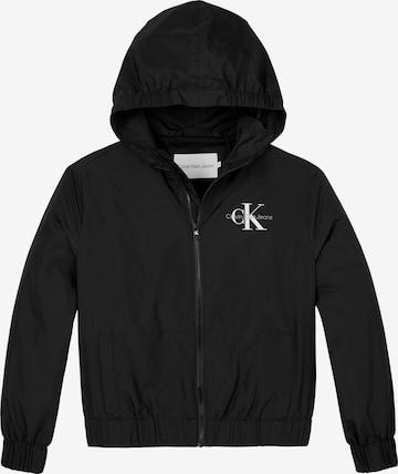 Calvin Klein Jeans Between-Season Jacket in Black: front