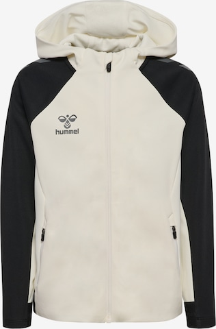 Hummel Sweatvest 'Cima 2.0' in Wit: voorkant