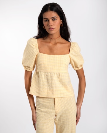 THE-ARE Bluse in Gelb: Vorderseite