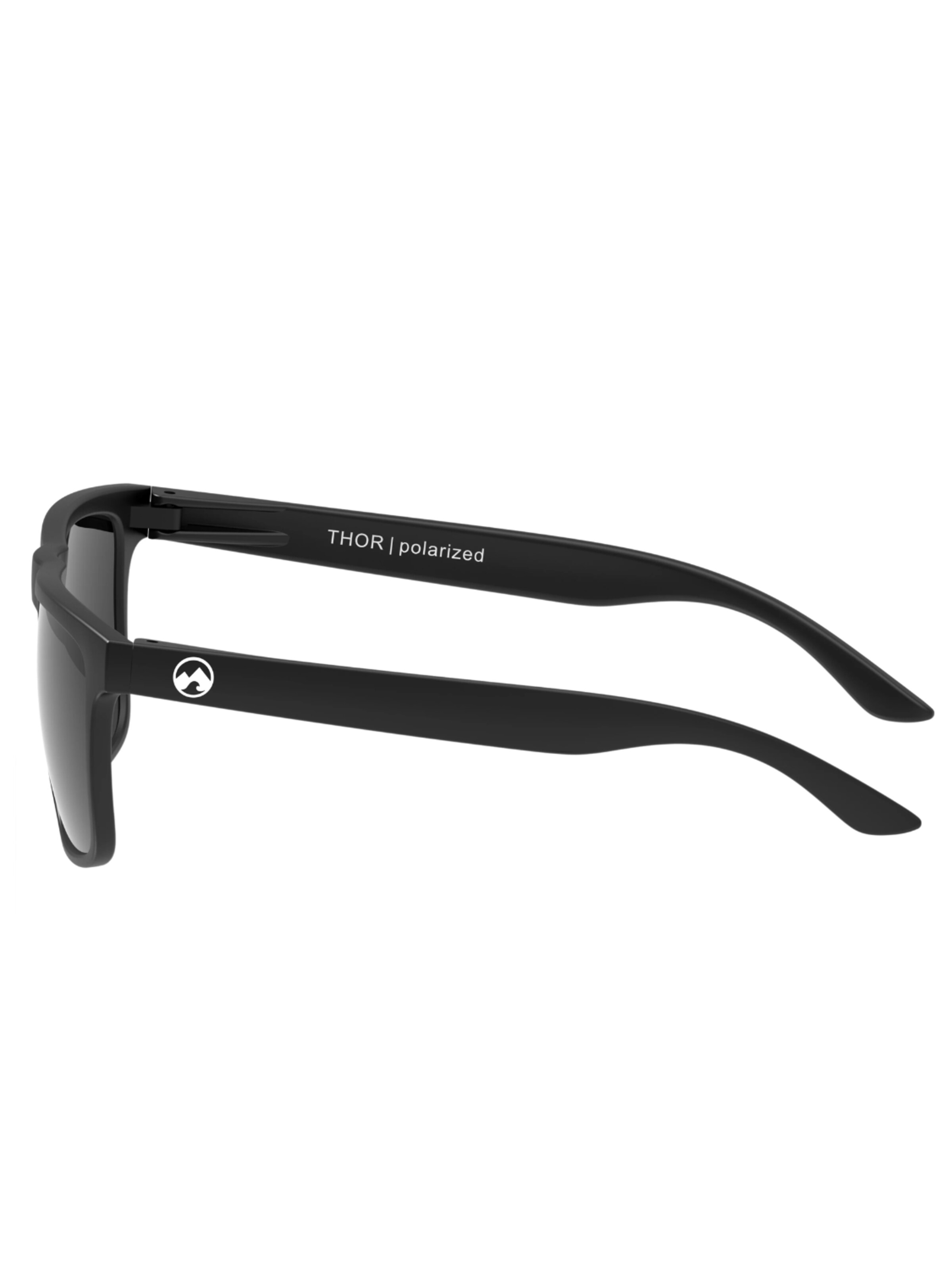 Mowmow Sportzonnebril 'MowMow Thor Sunglasses - Polarized - Men - Women - Black' in Zwart