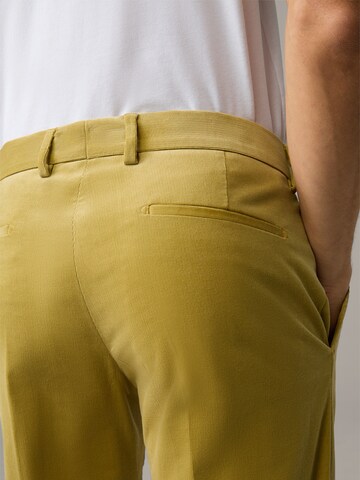STRELLSON Slimfit Hose 'Melwin' in Gelb