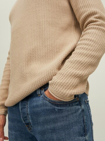 JACK & JONES - Jersey 'Carlos' en beige