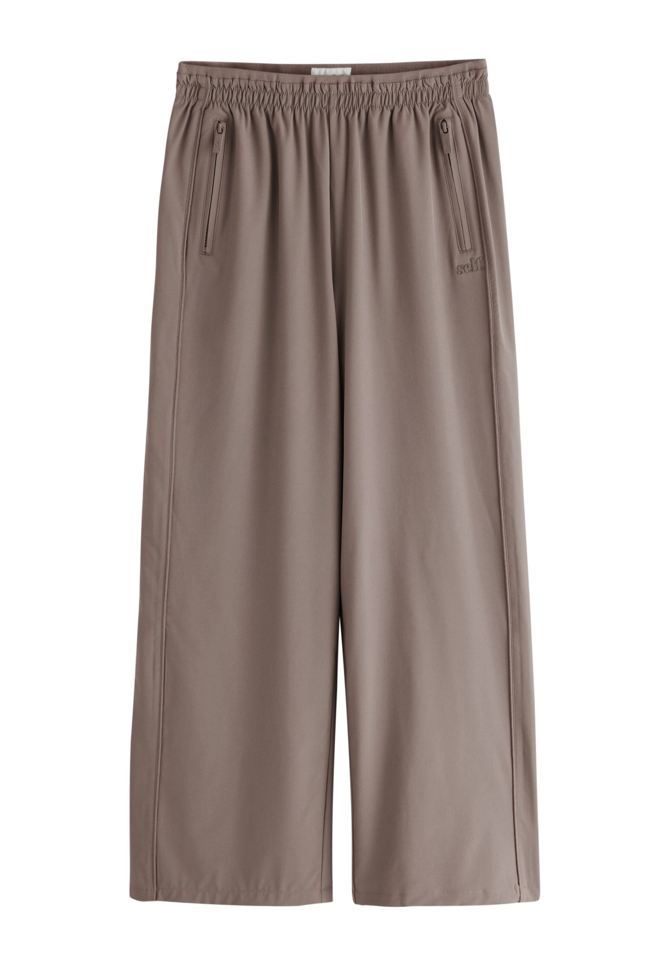 self. Broek in XS/Regular in de kleur Stone grey, Productweergave