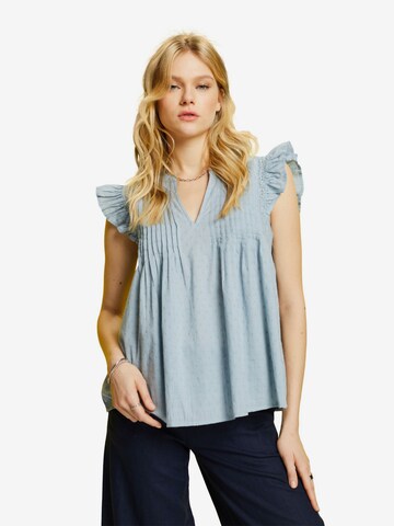 ESPRIT Blouse in Blauw: voorkant