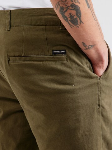 SCOTCH & SODA Slimfit Hose 'Mott' in Grün