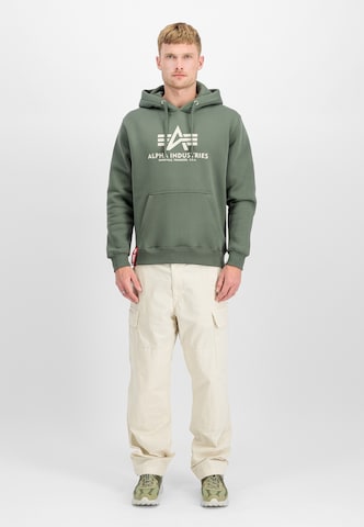 žalia ALPHA INDUSTRIES Megztinis be užsegimo