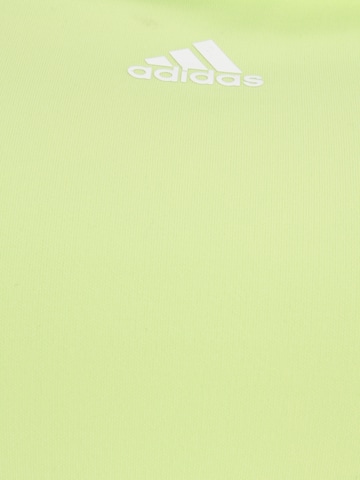 ADIDAS SPORTSWEAR - Pouco suporte Soutien de desporto 'Aeroreact Light-Support' em verde