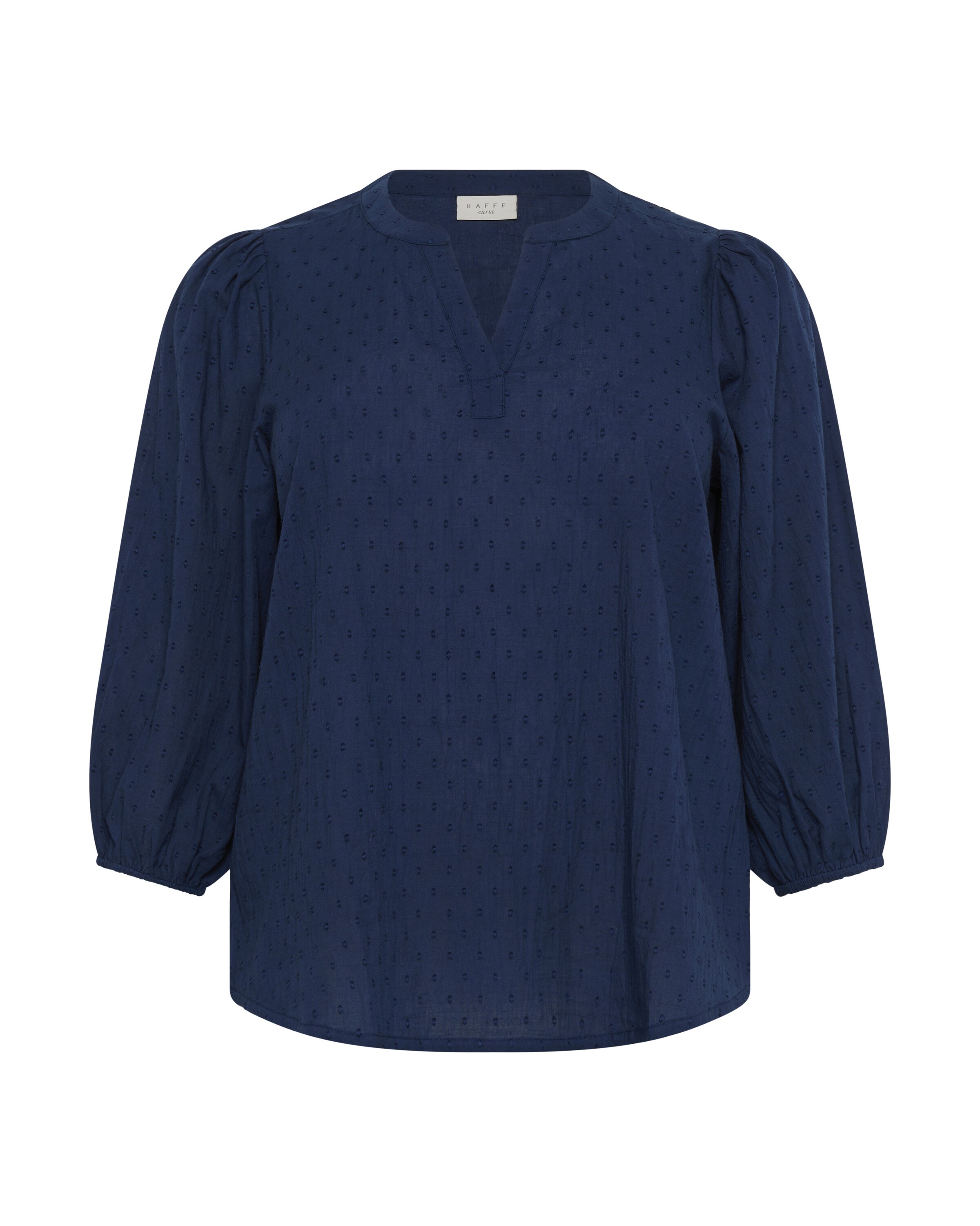 KAFFE CURVE - Blusa 'KCSilla' em azul: frente