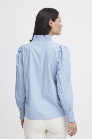 Fransa Bluse 'Pops' in Blau