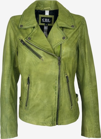 CBL Between-season jacket 'Lederjacke' in Green: front
